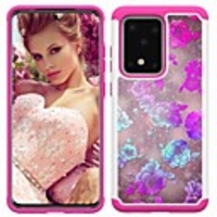 Case For Samsung Galaxy S20 / S20 Plus / S20 Ultra Shockproof / Pattern Back Cover Peony Flower TPU / PC for A50(2019) / A40(2019) / A30(2019) / Note 10 Pro