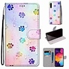Case For Samsung Galaxy S20 / S20 Plus / S20 Ultra Wallet / Card Holder / with Stand Full Body Cases Footprint PU Leather / TPU for A51 / A71 / A81 / A91 / A01 / A21 / A50(2019) / A30s(2019)