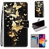 Case For Samsung Galaxy S20 / S20 Plus / S20 Ultra Wallet / Card Holder / with Stand Golden Butterfly PU Leather / TPU for A51 / A71 / A81 / A91 / A01 / A21 / A50(2019) / A30s(2019) / A30(2019)