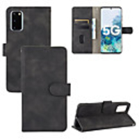 Case For Samsung Galaxy S20 FE 5G Card Holder / Shockproof / Magnetic Full Body Cases Solid Colored PU Leather For M51