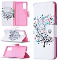 Case For Samsung Galaxy S20 FE Wallet Card Holder with Stand Full Body Cases Tree PU Leather Galaxy A42 5G Note 20 Ultra S20 Plus A21S A01 A11 A31 A41 A51 A71 A70E M11