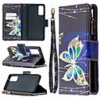 Case For Samsung Galaxy S20 FE Wallet Card Holder with Stand Full Body Cases Butterfly PU Leather Galaxy A42 5G Note 20 Ultra S20 Plus A21S A01 A11 A31 A41 A51 A71 A81 A91
