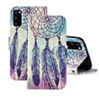 Case For Samsung Galaxy S20 FE Wallet Card Holder with Stand Full Body Cases Feathers PU Leather Galaxy S20 Plus Note 20 Ultra J2 Core A01 A11 A21S A31 A41 A51 A71 A81 A91
