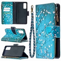 Case For Samsung Galaxy S20 FE Wallet Card Holder with Stand Full Body Cases Flower PU Leather Galaxy A42 5G Note 20 Ultra S20 Plus A21S A01 A11 A31 A41 A51 A71 A81 A91 miniinthebox