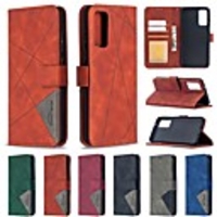Case For Samsung Galaxy S20 FE Wallet Card Holder with Stand Full Body Cases Solid Colored PU Leather Galaxy A42 5G Note 20 Ultra S20 Plus A21S A01 A11 A31 A41 A51 A71 A81 A91 M11