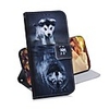 Case For Samsung Galaxy S20 Galaxy S20 Plus Galaxy S20 Ultra Wallet Card Holder with Stand Full Body Cases Wolf and Dog PU Leather TPU for Galaxy A51 A71 A70E A81 A91 A11 A31 A41 A21