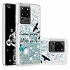 Case For Samsung Galaxy S20 Plus / S20 Ultra / Galaxy S10 Flowing Liquid / Pattern / Glitter Shine Back Cover Animal TPU