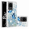 Case For Samsung Galaxy S20 Plus / S20 Ultra / Galaxy S10 Flowing Liquid / Pattern / Glitter Shine Back Cover Butterfly TPU