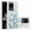 Case For Samsung Galaxy S20 Plus / S20 Ultra / Galaxy S10 Flowing Liquid / Pattern / Glitter Shine Back Cover Flower TPU