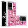 Case For Samsung Galaxy S20 Plus / S20 Ultra / Galaxy S10 Flowing Liquid / Pattern / Glitter Shine Back Cover Heart TPU