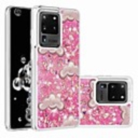Case For Samsung Galaxy S20 Plus / S20 Ultra / Galaxy S10 Flowing Liquid / Pattern / Glitter Shine Back Cover Scenery TPU