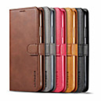 Case For Samsung Galaxy S20 Plus / S20 Ultra / S20 Card Holder / Flip Full Body Cases Solid Colored PU Leather / TPU