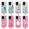 Case For Samsung Galaxy S20 Plus / S20 Ultra / S20 Flowing Liquid / Pattern / Glitter Shine Back Cover Butterfly / Cartoon / Flower TPU