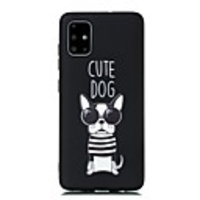 Case For Samsung Galaxy S20 Plus / S20 Ultra / S20 Frosted / Pattern Back Cover Dog / Word / Phrase TPU