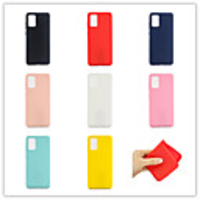 Case For Samsung Galaxy S20 Plus / S20 Ultra / S20 Frosted Back Cover Solid Colored TPU