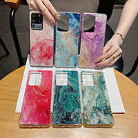 Case For Samsung Galaxy S20 Plus / S20 Ultra / S20 Pattern / Glitter Shine Back Cover Marble TPU miniinthebox