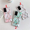 Case For Samsung Galaxy S20 Plus / S20 Ultra / S20 Plating / IMD Back Cover Geometric Pattern / Marble TPU
