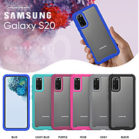 Case For Samsung Galaxy S20 Plus / S20 Ultra / S20 Shockproof Back Cover Transparent / Solid Colored TPU / PC