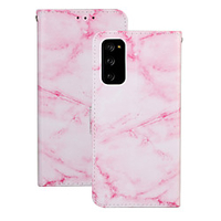 Case For Samsung Galaxy S20 Plus / S20 Ultra / S20 Shockproof Full Body Cases Marble PU Leather / TPU
