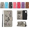 Case For Samsung Galaxy S20 Plus / S20 Ultra / S20 Wallet / Card Holder / Rhinestone Full Body Cases Butterfly PU Leather