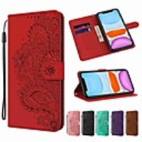 Case For Samsung Galaxy S20 Plus / S20 Ultra / S20 Wallet / Card Holder / Shockproof Full Body Cases Solid Colored / Animal PU Leather / TPU