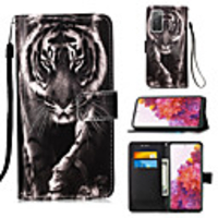 Case For Samsung Galaxy S20 Plus / S20 Ultra / S20 Wallet / Card Holder / with Stand Full Body Cases Animal PU Leather