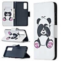 Case For Samsung Galaxy S20 Plus / S20 Ultra / S20 Wallet / Card Holder / with Stand Full Body Cases Panda PU Leather