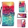 Case For Samsung Galaxy S20 Plus / S20 Ultra / S20 Wallet / Card Holder / with Stand Full Body Cases Word / Phrase PU Leather