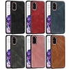 Case For Samsung Galaxy S20 Plus Ultra thin Back Cover Solid Colored PU Leather Galaxy Note 20 Ultra S10E S8 S9 A51 A71 A81