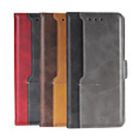 Case For Samsung Galaxy S20 S20 Plus S20 Ultra S20 FE 5G Card Holder Flip Magnetic Full Body Cases Solid Colored PU Leather TPU Case For Samsung Galaxy S10 S10 5G S10E S10 Plus S9 S9 Plus S8 S8 Plus