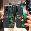 Case For Samsung Galaxy S20 S20Plus S10 S10E Cover Trendy Artist Leaf Flower Soft Wrist Strap Phone Holder Case for Samsung A30S A50S A41 A31 A81 A91 A51 A71 Note 10 10Plus miniinthebox