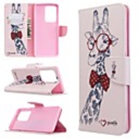 Case For Samsung Galaxy S20 Ultra / S20 Plus / S10 Plus Wallet / Card Holder / with Stand Full Body Cases Giraffe PU Leather Case For Samsung S9 / S9 Plus / S8 Plus / S10E /S7 Edge