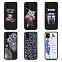 Case For Samsung Galaxy S20 Ultra S20 PLUS A51 5G Shockproof Frosted Pattern Back Cover sky Animal Feathers TPU for Galaxy A71 5G A21s A81 Note 20 S10 Lite A90