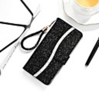 Case For Samsung Galaxy S20 Ultra S9 Plus S10E S8 S7 Edge Wallet Card Holder with Stand Full Body Cases Glitter Shine PU Leather
