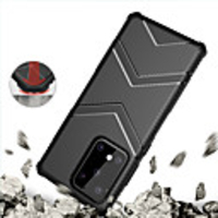 Case For Samsung Galaxy S20 Ultra Shockproof Back Cover Lines / Waves / Solid Colored Acrylic For S10 Pro /Note 10 Pro