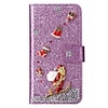 Case For Samsung Galaxy S20 Ultra Wallet Card Holder Christmas Glitter Shine Diamond Feathers PU Leather Case For Samsung S20 Plus S10 Plus S9 Plus S8 Plus S7 Edge Note 10 Pro A51 A71 Note 9 Note 8