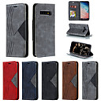 Case For Samsung Galaxy S20/S20 PLus/S20 Ultra/S10/S10 Lite/S10 Plus/Note 10 Pro/Note 10/Note 10 Plus/Note 9/A70/A70S/A71/A50 Card Holder / Shockproof / Flip Full Body Cases Solid Colored PU Leather
