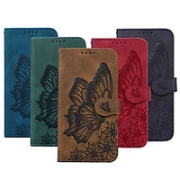 Case For Samsung Galaxy S21 / Galaxy S21 Plus / Galaxy S21 Ultra Shockproof / Embossed / Magnetic Full Body Cases Animal PU Leather / TPU miniinthebox