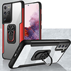 Case For Samsung Galaxy S21 / Galaxy S21 Plus / Galaxy S21 Ultra Shockproof / Ring Holder Back Cover Solid Colored Plastic miniinthebox