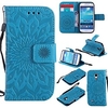 Case For Samsung Galaxy S4 Mini Shockproof / with Stand Full Body Cases Flower Hard PU Leather miniinthebox