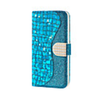 Case For Samsung Galaxy s6 s7 s7edge s8 s8plus s9 s9plus s10 s10E s10plus Card Holder Magnetic Glitter Shine Full Body Cases Solid Colored Glitter Shine PU Leather