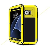 Case For Samsung Galaxy S7 / S6 / S5 Shockproof / Water Resistant / Armor Full Body Cases Armor Hard Metal miniinthebox