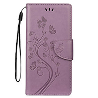 Case For Samsung Galaxy S7 edge / S7 / Galaxy Note 10 Card Holder Full Body Cases Butterfly / Flower PU Leather