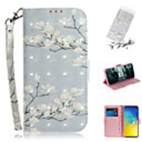 Case For Samsung Galaxy S7 edge / S7 / Galaxy S10 Wallet / Card Holder / with Stand Full Body Cases Flower PU Leather