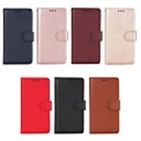 Case For Samsung Galaxy S7 edge / S7 / S6 edge Wallet / Card Holder / with Stand Full Body Cases Solid Colored Hard PU Leather