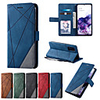 Case For Samsung Galaxy S8 A8 2018 J6 S20 A50 Shockproof Flip Waist Bag Waist pack Lines Solid Colored PU Leather