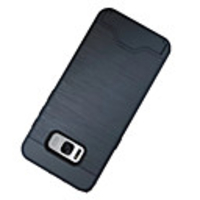 Case For Samsung Galaxy S8 Plus / S8 / S7 edge Card Holder / Shockproof / with Stand Back Cover Solid Colored Hard PC