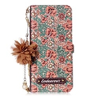 Case For Samsung Galaxy S8 Plus / S8 / S7 edge Card Holder / with Stand / Flip Full Body Cases Flower Hard PU Leather miniinthebox