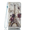 Case For Samsung Galaxy S8 Plus / S8 / S7 edge Wallet / Card Holder / with Stand Full Body Cases Eiffel Tower Hard TPU
