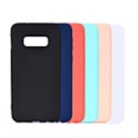 Case For Samsung Galaxy S8 Plus / S9 Plus Frosted / Shockproof Back Cover Solid Colored Soft TPU for Galaxy S10 / Galaxy S10 Plus / Galaxy S10 E/S8/S9/S6/S6 Edge/S7/S7 Edge